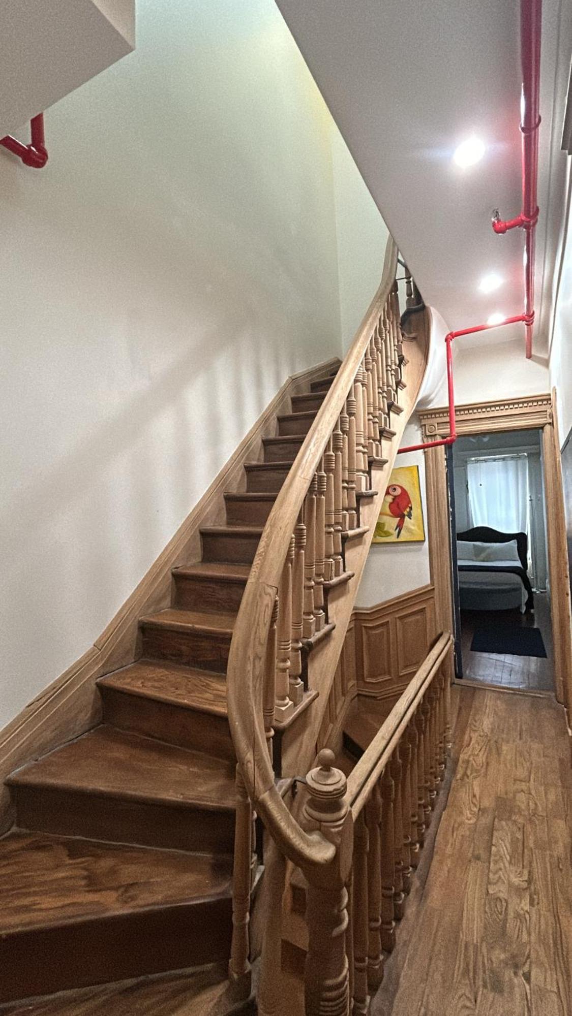 Harlem Brownstone Leilighet New York Eksteriør bilde